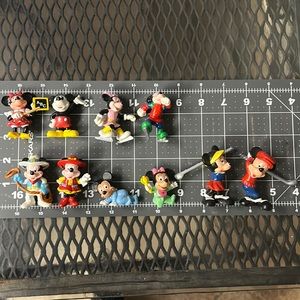 Disney Mickey & Minnie Plastic Figurines